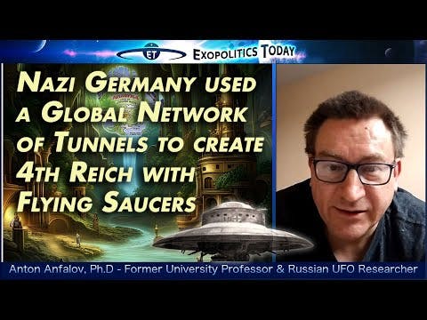 Nazi Germany used a Global Network of Tunnels to create a 4th Reich with Flying Saucers