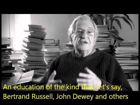 Noam Chomsky - The Purpose of Education (with subtitles)