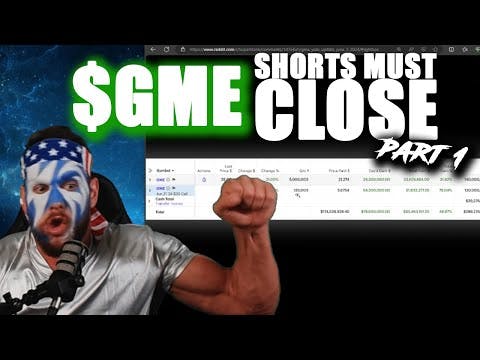 $GME shorts must close pt.1