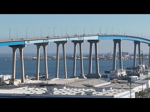 How does the Coronado Bridge compare to the Baltimore Key Bridge?