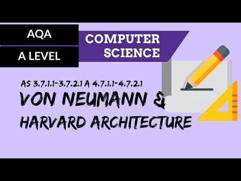 AQA A’Level Von Neumann and Harvard architecture