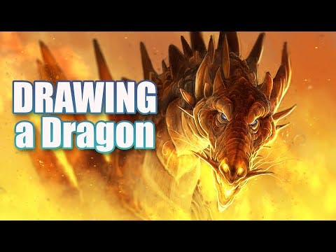 LIVE STREAM - Creature Drawing (a Dragon!)