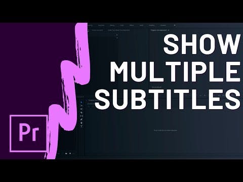 How to Show Multiple Subtitles In Adobe Premiere Pro