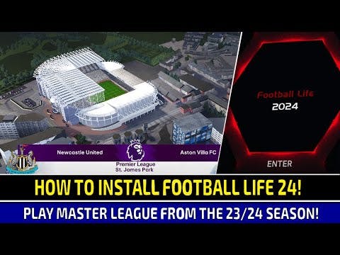 [TTB] FOOTBALL LIFE 24 INSTALL TUTORIAL! - HOW TO ADD STADIUMS, AND MORE! - TESTING MASTER LEAGUE