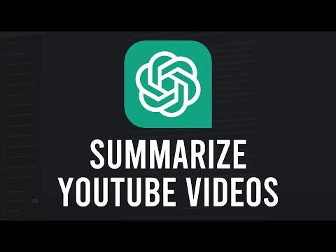 How To Summarize a YouTube Video With ChatGPT