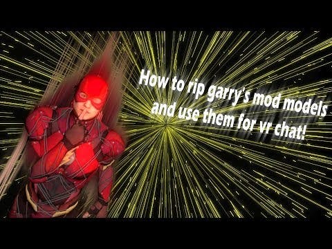 How to rip garry's mod models and use them for VrChat!