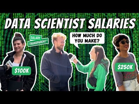 Data Scientists Make How Much? 🤯 Data Scientist Salary Compilation 💚 Salary Transparent Street