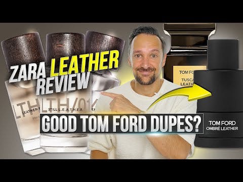3 NEW Zara Leather Fragrances! Zara Still Leather, Leather Freestyle and Know The Leather REVIEW!