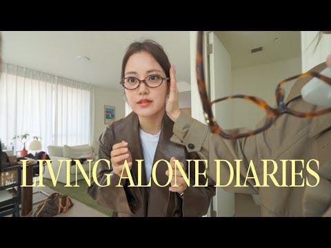 Living Alone Diaries | Finally back home in NYC, girl's sleepover & ramyun mukbang, spring shopping!