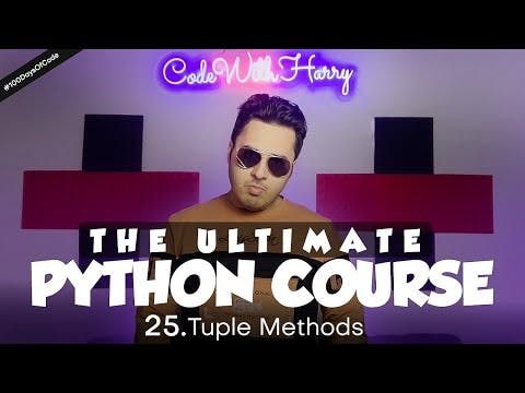 Operations on Tuples in Python | Python Tutorial - Day #25