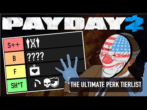 The ULTIMATE Perk Deck Tier List for DS/OD [PAYDAY 2]