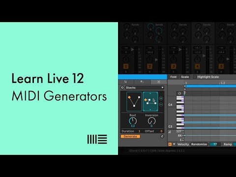 Learn Live 12: MIDI Generators