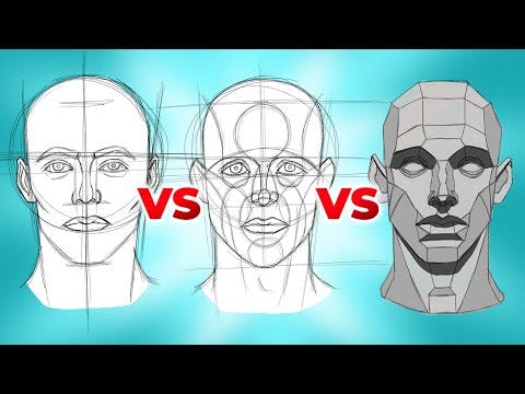 LOOMIS vs REILLY vs ASARO: The Best Head Drawing Method