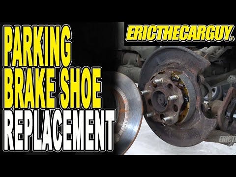 Parking Brake Shoe Replacement on Rear Disc Brakes