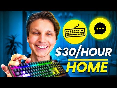 Make $30 Per Hour With Typing Jobs From Home | No Experience Needed