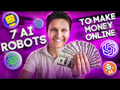7 AI Robots You Can Use to Make Money Online ($100+ Per Day)