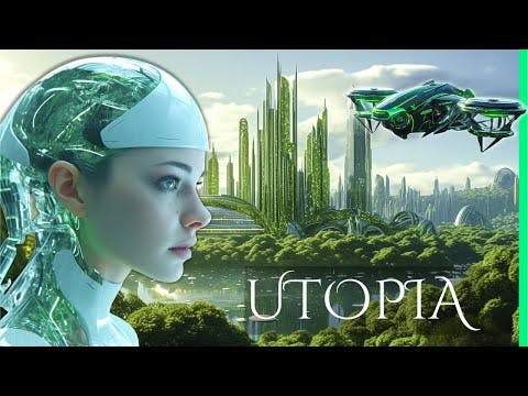 AI Predicts Utopia in Year 2104 │ AI-generated Sci-Fi Short Film (Pika Labs)