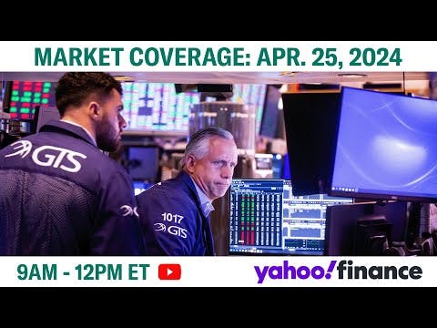 Stock market today: US stocks tumble after Meta's reality check, soft GDP print | April 25, 2024