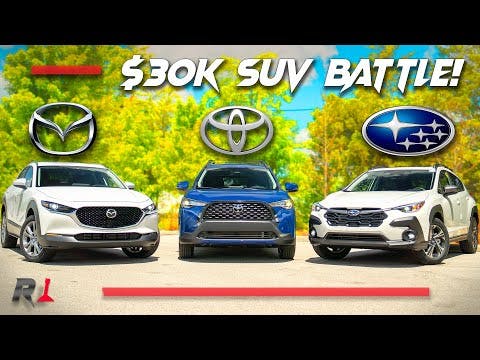 2024 Subaru Crosstrek vs Mazda CX-30 vs Toyota Corolla Cross Comparison!