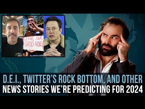 DEI, Twitter's Rock Bottom, And Other News Stories We're Predicting For 2024 - SOME MORE NEWS