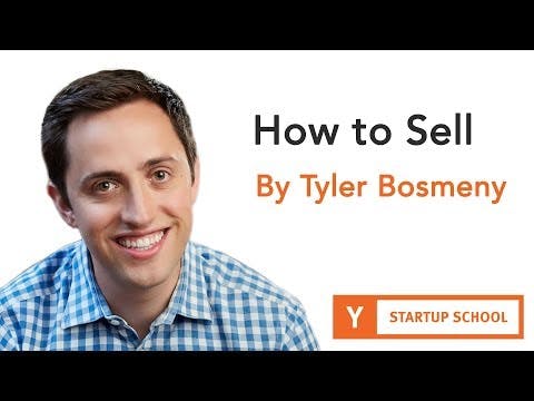 How to Sell by Tyler Bosmeny
